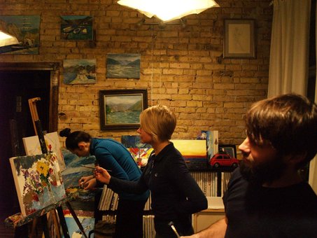 Classes in the creative studio "Vostrykh Gallery" in Kiev. Sign up inexpensively