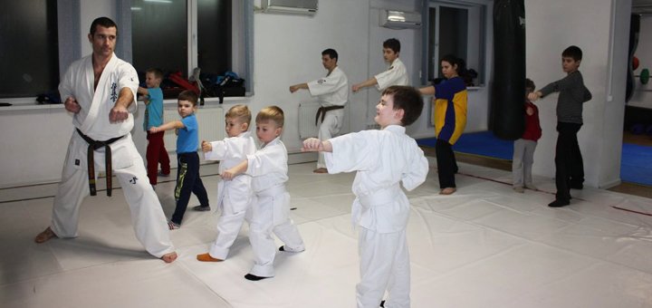 Заняття карате у клубі єдиноборств «IRBIS» у Києві. Записуйтесь за знижкою.