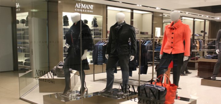 Покупайте одежду по скидкам в бутике «Armani Collezioni»