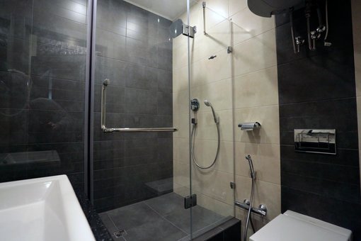 Bathroom in venice room at 12th floor apartments in odessa