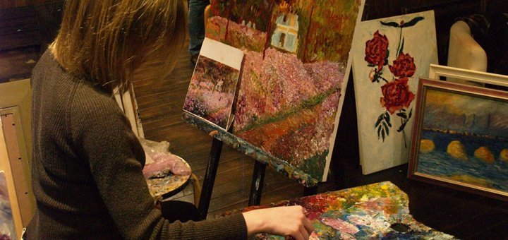 Заняття у творчій студії «Vostrykh Gallery» у Києві. Відвідати зі знижкою