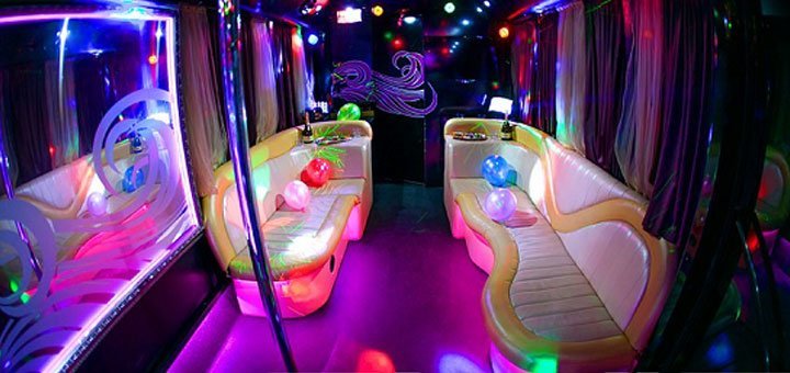 Салон Party Bus компании «Limex». Аренда party bus со скидкой в Киеве