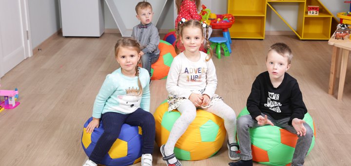 Ігровий майданчик дитячого садка «МО Кідз» у Києві. Відвідуйте акцію.