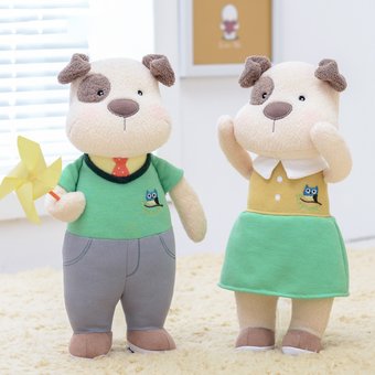A dog in a green Metoo sweater in the "Metoo-Dolls" online store buy at a discount