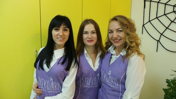 Beauty studio &quot;strekozaris&quot; in kiev. sign up for waxing with sugar paste for a promotion.