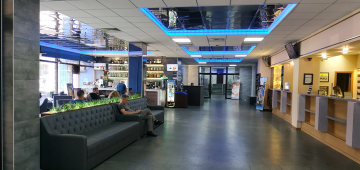 Restaurant at the Tourist Hotel in Kyiv. book a room with a discount. Hotels in Kyiv at a discount.