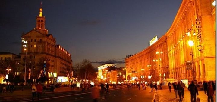 Khreshchatyk street in kyiv