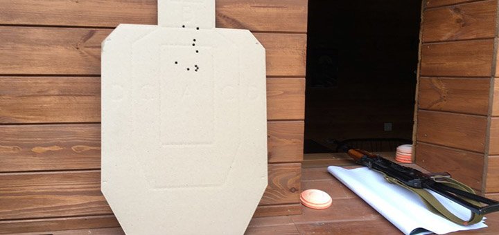 Shooting from a pistol, rifle, crossbow in the "Safari" shooting range 1