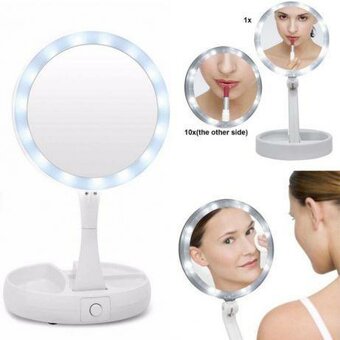 Makeup mirror with LED lighting in the VtrendeVV store. Buy on promotion