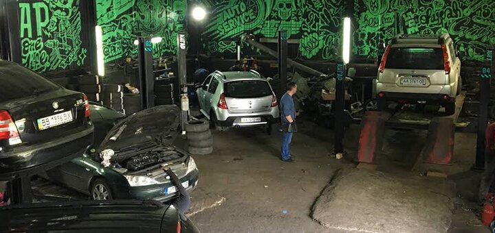 Акция на диагностику на автостанции Ангар в киеве