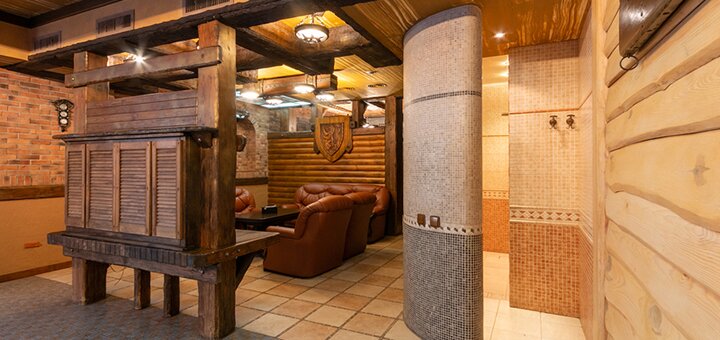 Відвідування сауни з водоспадом для компанії в банному комплексі «banya club» в києві по акції 1