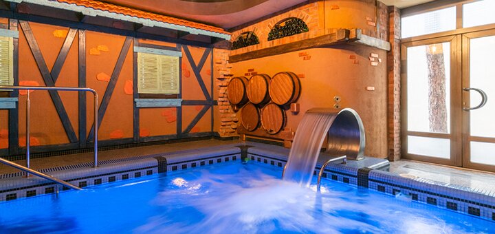Відвідування сауни з водоспадом для компанії в банному комплексі «banya club» в києві
