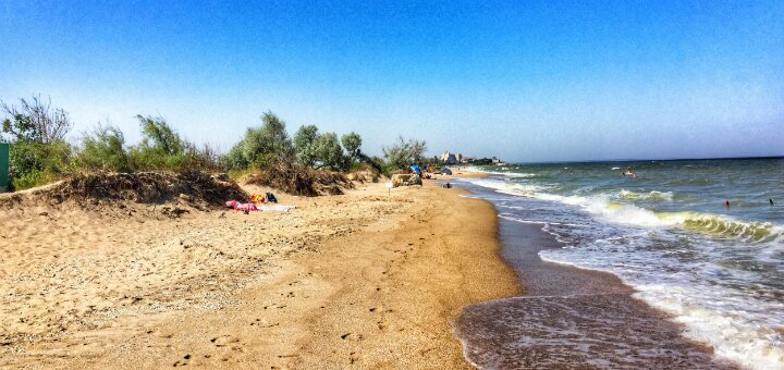 Beach of the children&#39;s sanatorium &quot;berdyansky&quot;