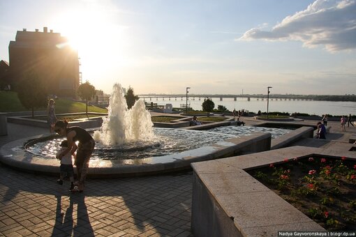 &quot;observation deck of the park. t. shevchenko &quot;dnipro