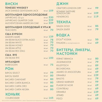 Kiev mint lounge bar menu 5