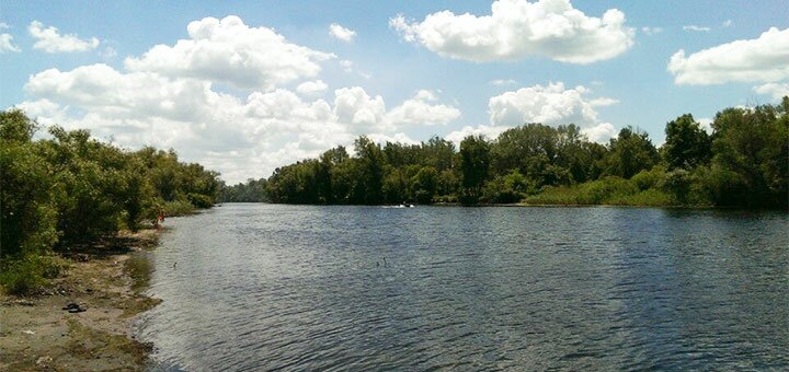 Отзывы о пляже на берегу реки Орель3
