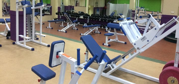 Unlimited training in the gym of the IRON fitness club