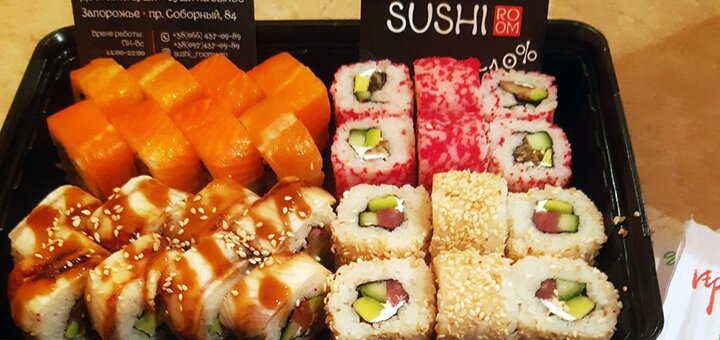 Суши-бар «Sushi Room» в Запорожье. Заказывай суши по скидке 1