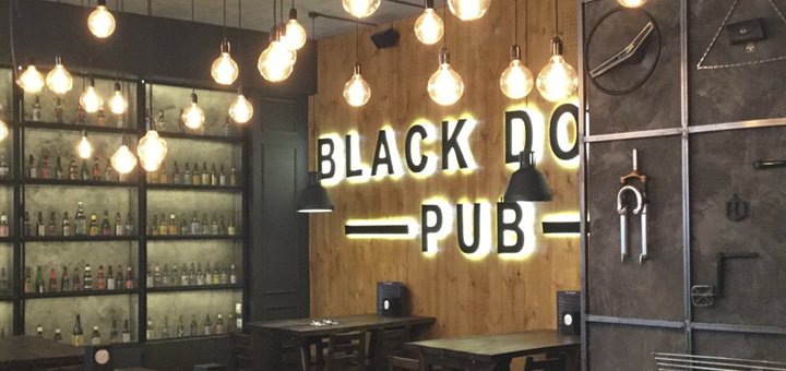 «Black Door Pub» посетите со скидкой 1