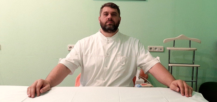 Classical massage in the massage room of Igor Koval for a special offer