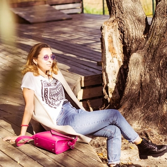 Ekaterina Ivanilova in Kiev. Stock.