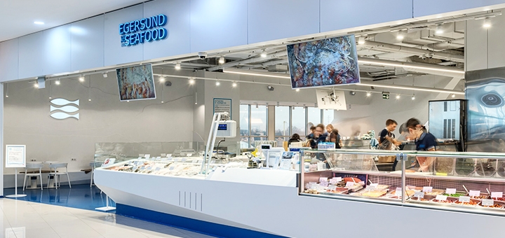 Магазин-ресторан egersund seafood. замовляйте страви по акції 3