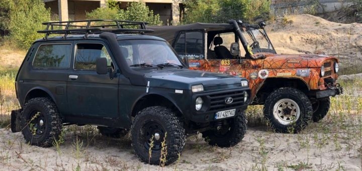 Скидка на экстримальное катани на джипах в Киеве