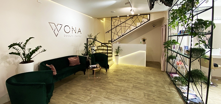 Beauty salon vona beauty center. sign up with a discount of 1