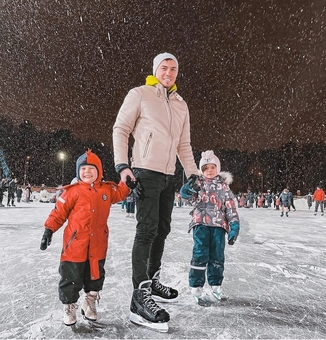 Medic skating rink in Lviv