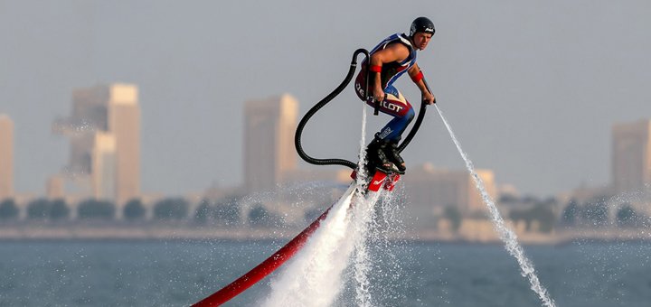 Flyboard rental in the Flyin Pro company in Kiev. Book flyboard rental for a promotion.