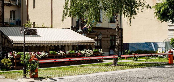 «Facade of the hotel» Saint Feder in Lviv