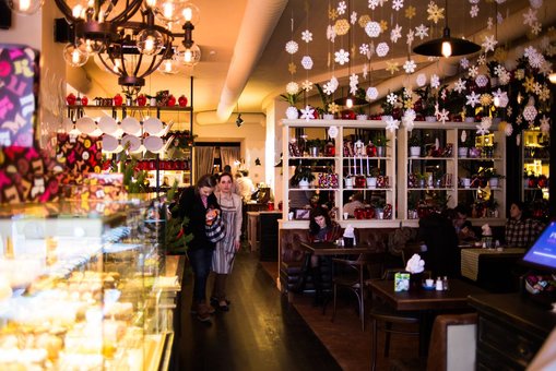 The interior of the restaurant "Compot". Book a table at a discount