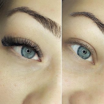 Об'ємне нарощування вій у салоні «Майстерня краси» у Києві. Замовляйте по акції.