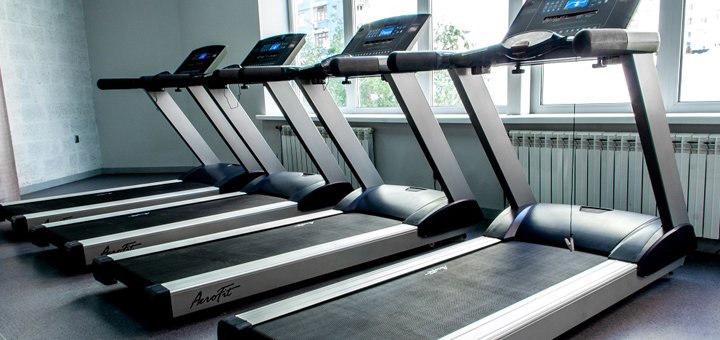 Кардио зона в спортивном клубе Gladiator Gym