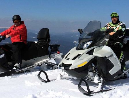 ATVs and snowmobiles in Bukovel