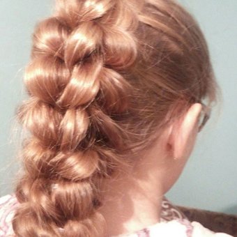 Weaving braids from stylist-make-up artist Irina Kostenko. Sign up for a discount.