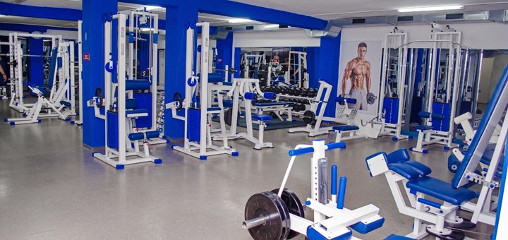 Gym in the Athletic Build fitness center in Dnipro. Sign up for the promotion