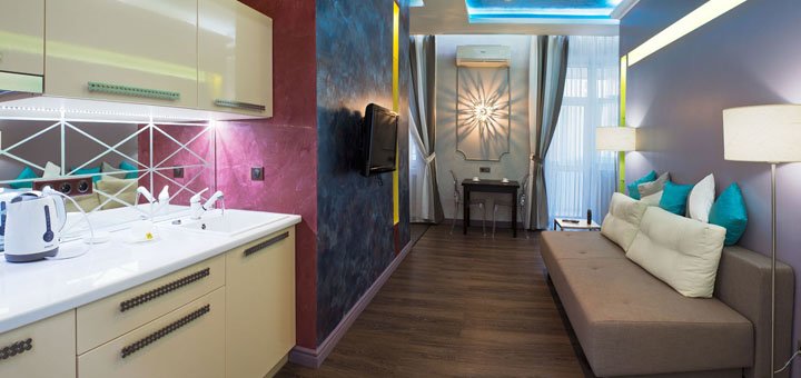 Акция на аренду апартаментов в отеле «CityApartments» в Киеве