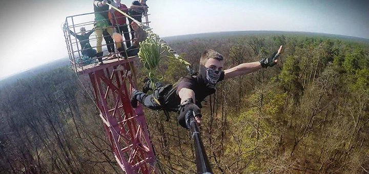 Discount on the jump from the pedestrian bridge from &quot;no mezh&quot; in kiev
