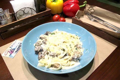 Salads in the tarabar cafe in the dnieper. order with a discount