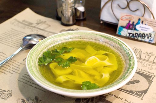 First courses at the tarabar cafe in dnipro. order with a discount