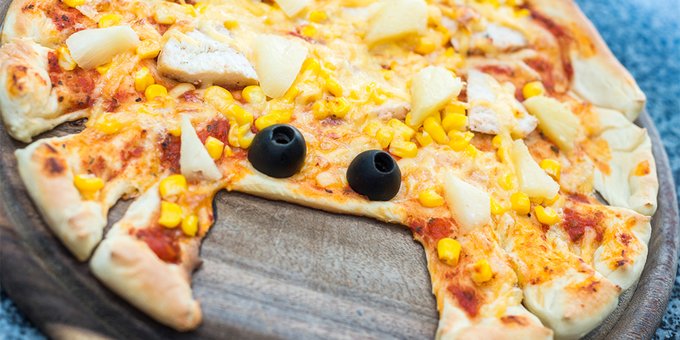 Pizza crab at the celentano pizzeria in dnipro. order with a discount
