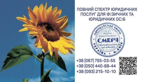 Адвокатське бюро Лосіхіна «Смерч» у Києві. Звертайтесь за юридичними послугами з акції.